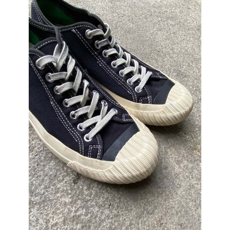 รองเท้า PF Flyers  GROUNDER LOW BLACK รองเท้าผ้าใบวินเทจ
