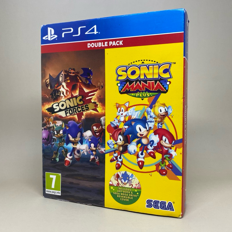 Sonic forces + Sonic Mania Double Pack (PS4) | PlayStation 4 | Zone 2 EUR | English | สินค้ามือสอง ใ