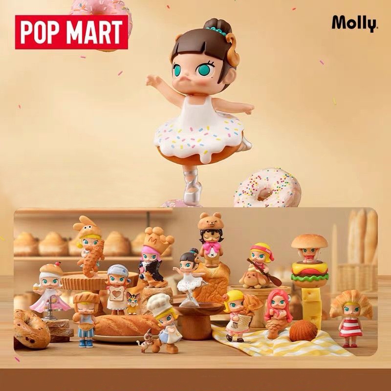 พร้อมส่งแบบสุ่ม💯 MOLLY Carb-Lover Series Figures Popmart [ลุ้นSecret]
