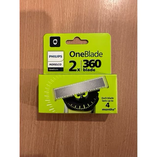 Philips Norelco OneBlade, 360 Blade and SkinProtect Blades, Pack of 1 or 2 or 3 Blades, Genuine, New In Box (New)