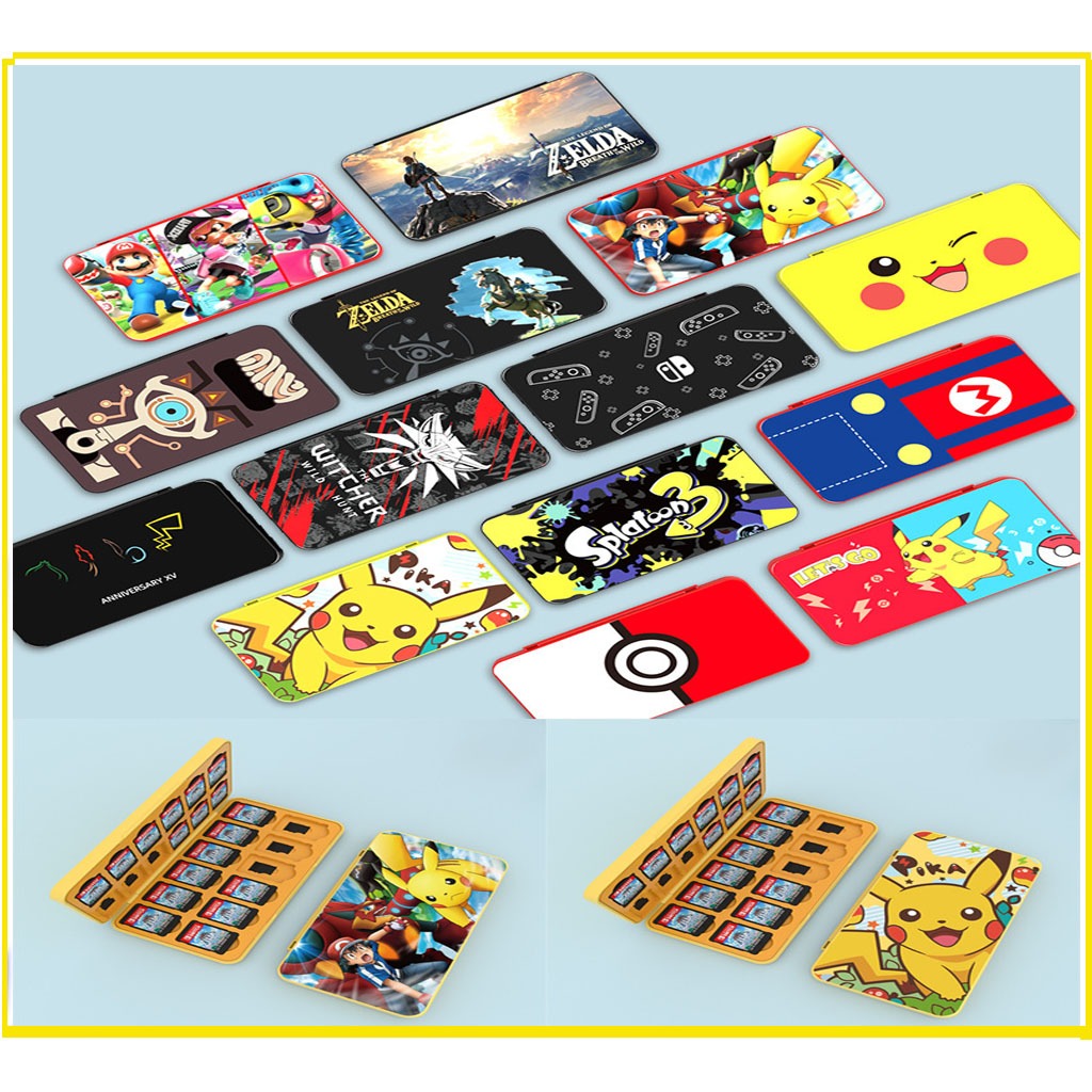 เคสตลับเก็บเกม Nintendoswitch  Case Card Storage Box กล่องเก็บ Nintendoswitch ใส่ได้ 24 เกม พร้อมส่ง