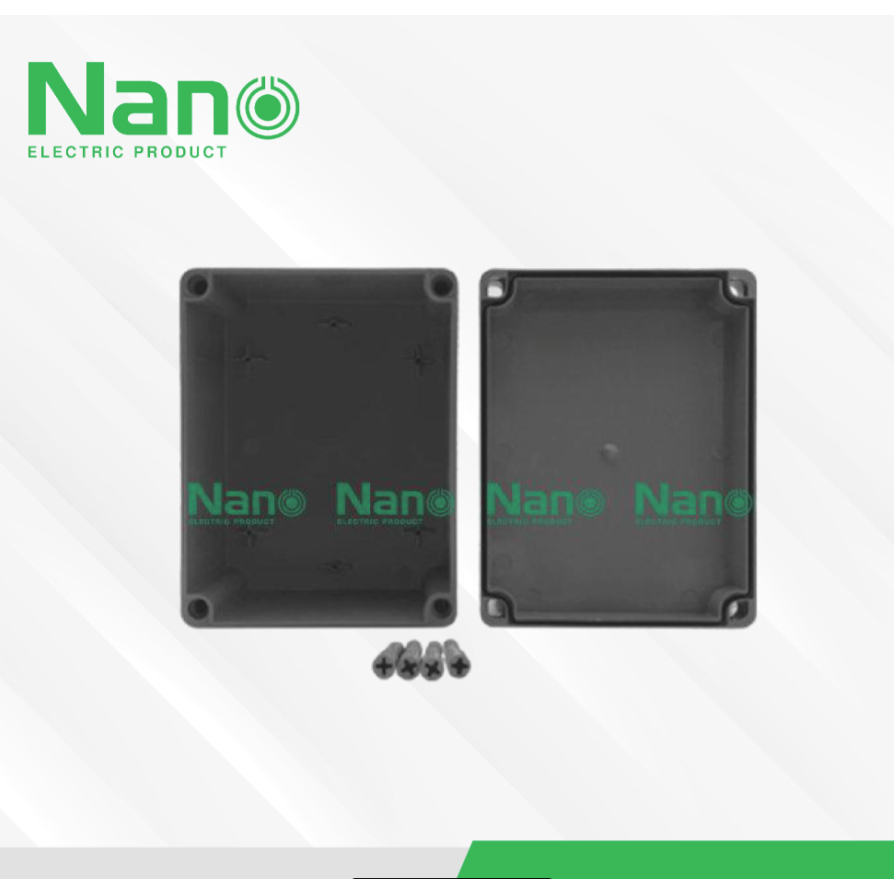 กล่องกันน้ำสีดำ NANO-205B ราคา ถูกที่สุด ดีลบีเคเค แกลเลอรีภาพที่ 3