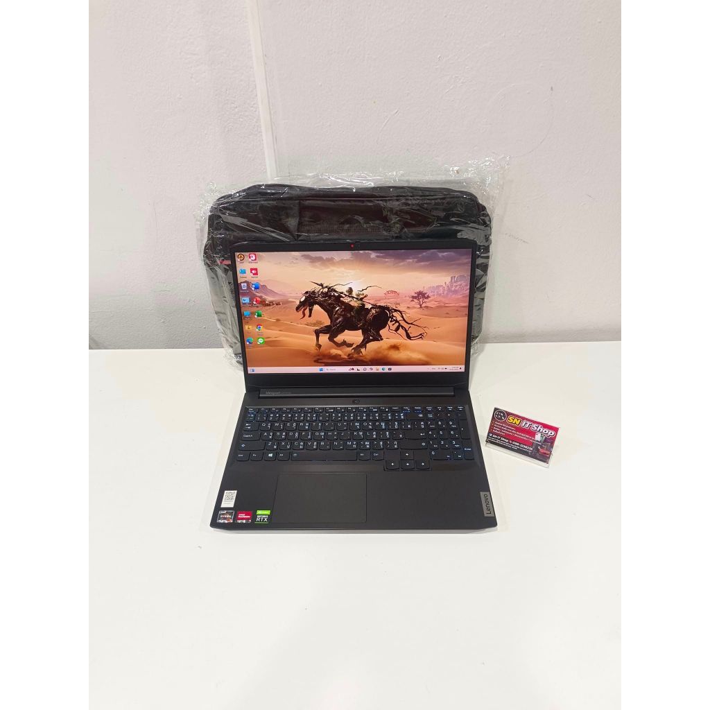 โน๊ตบุ๊คเกมส์มิ่ง Lenovo IdeaPad จอ 165Hz (มือสอง) สเปค Ryzen 7 5800H RAM 16GB SSD M.2 512GB NVIDIA 