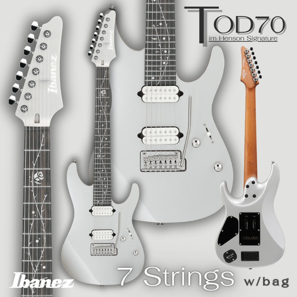 กีตาร์ไ์ฟฟ้า IBANEZ รุ่น TOD70 Tim Henson (Polyphia) AZ Premium 7 Strings . w/bag