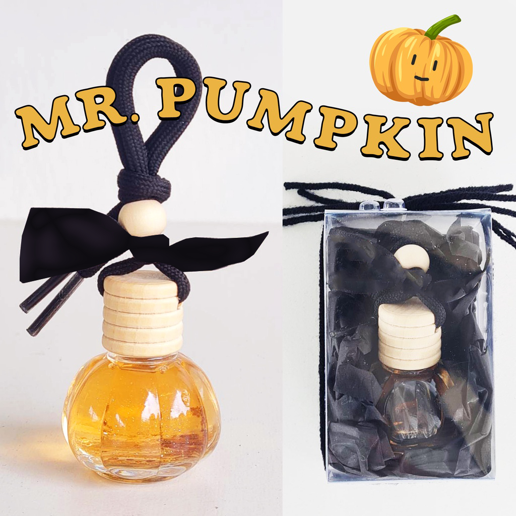 TORIAROMA |น้ำหอมใช้ในรถยนต์ รุ่น Mr. Pumpkin in-car 🔔🧸 ละมุนกลิ่นหอม กลิตเตอร์วิ้งๆ ในธีมฮาโลวีนที่น่ารักสุดในโลก 12ml.