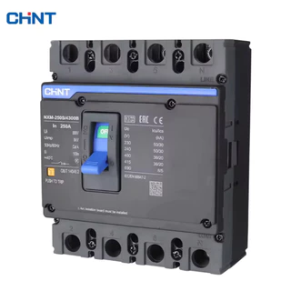4P CHINT NXM 250S 125S 63S /4300 35kA เซอร์กิตเบรกเกอร์ เบรกเกอร์ เบรกเกอร์ เบรกเกอร์ไฟ Moulded Case Circuit