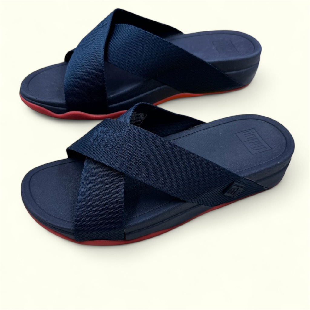 รองเท้าแตะ FItflop แบบสวมสำหรับผู้ชาย ผลิตจากผ้างานสวยคุณภาพดีมีSiz 40----44