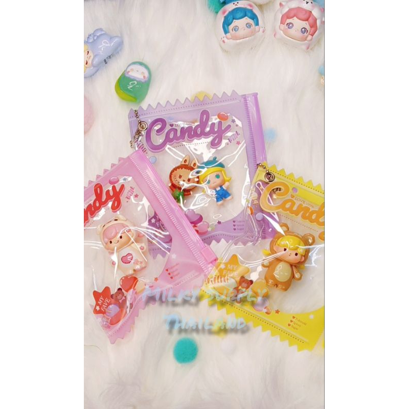 ถุงPVC ซองPVC พวงกุญแจ ใส่ Art Toy/ Pop Bean พร้อมส่งในไทย