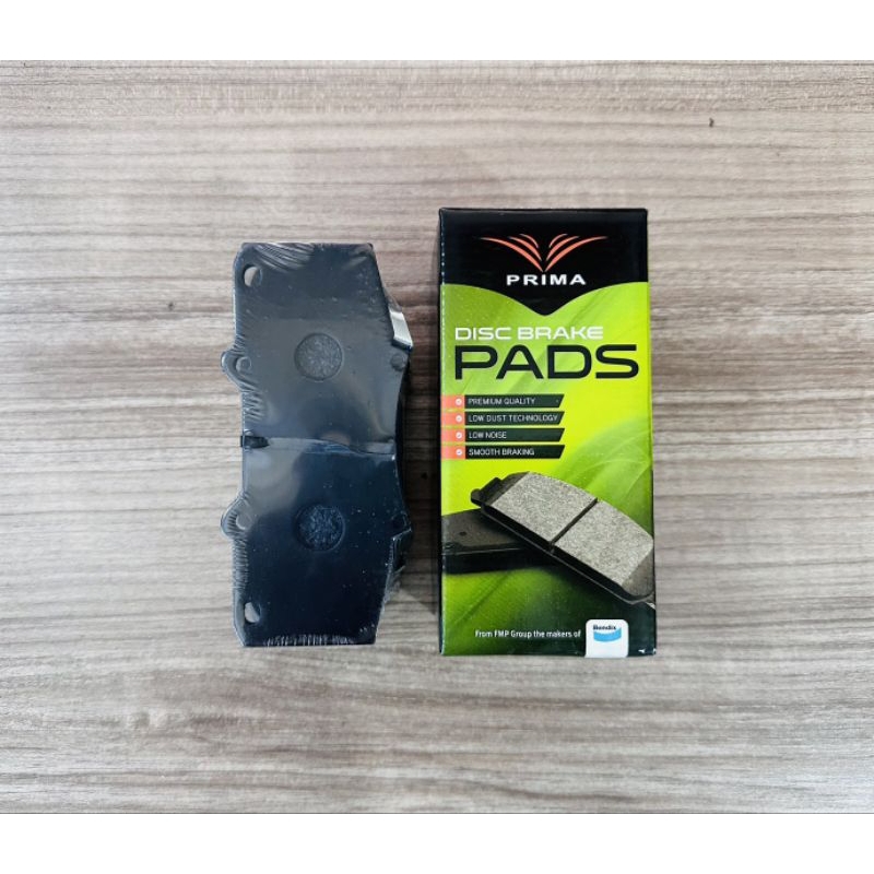 Bendix Prima ผ้าดิสเบรคหน้า PDB2221 TOYOTA ฟอร์จูนเนอร์ โฉมแชมป์ 12-14,วีโก้ แชมป์4WD 11-15,รีโว่ ซิ