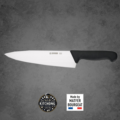 MATFER มีดเชฟด้ามดำ GIESSER COOK"S KNIFE BLACK HANDLE