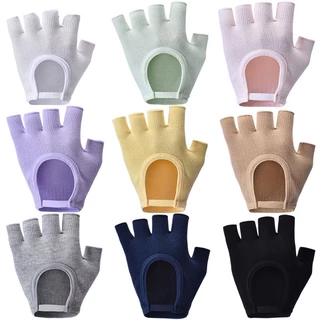ถุงมือพิลาทิส Pilates Gloves ถุงมือกันลื่น ถุงมือโยคะ อุปกรณ์โยคะ พิลาทิส กระชับมือ ใส่สบาย ระบายอากาศดี