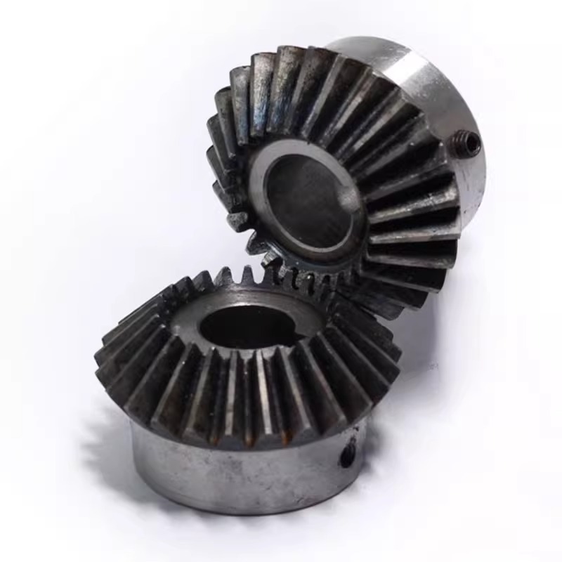 เฟืองร่มมาตรฐาน รูในแบบเรียว 2-4 โมดูล ทรงกรวย เหล็กชุบแข็งเบอร์ 45 มุมส่ง 90 องศา - รูปที่ 5