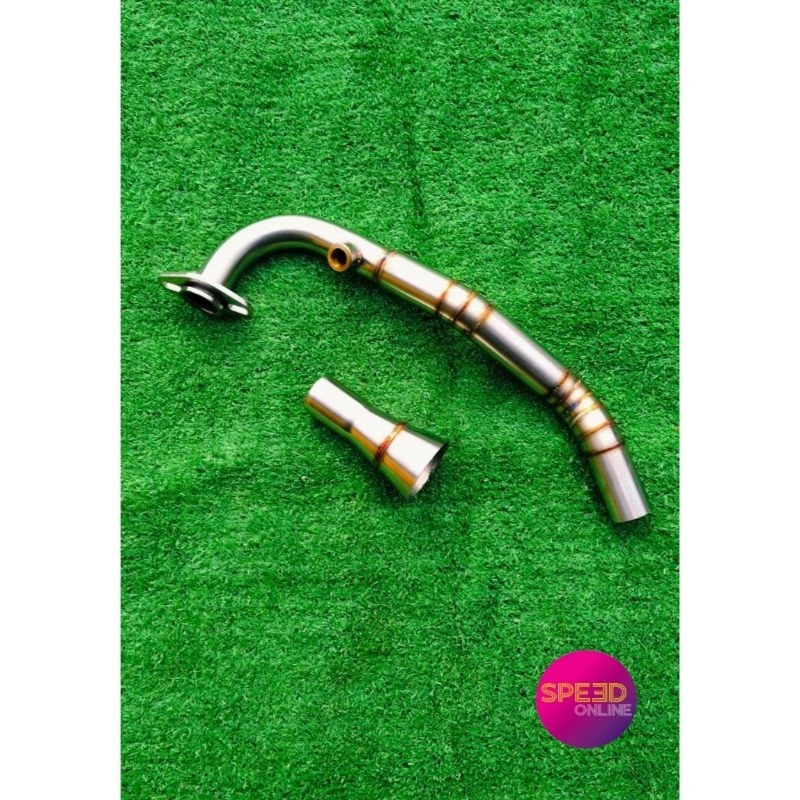 คอท่อGiorno 125(ท่อเดิม) ขนาด 28-32 mm  ราคาถูก อะไหล่มอเตอร์ไซค์ อะไหล่แต่ง อะไหล่สวยงาม