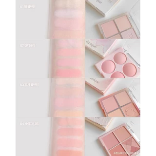 (กดในไลฟ์สด30%)(06พร้อมส่ง)DASIQUE BLENDING MOOD CHEEK บลัชออน4ช่อง