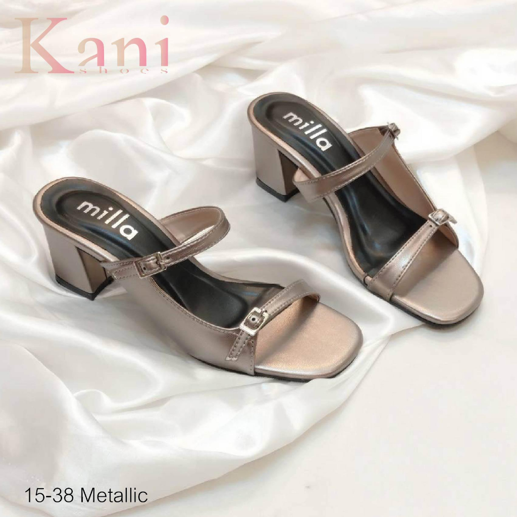 New!!!! งานพรีเมี่ยม รองเท้าส้นสูง 2 นิ้ว ใส่ทำงานหรือออกงาน พื้นรองเท้ามีที่รับเท้าใส่สบาย