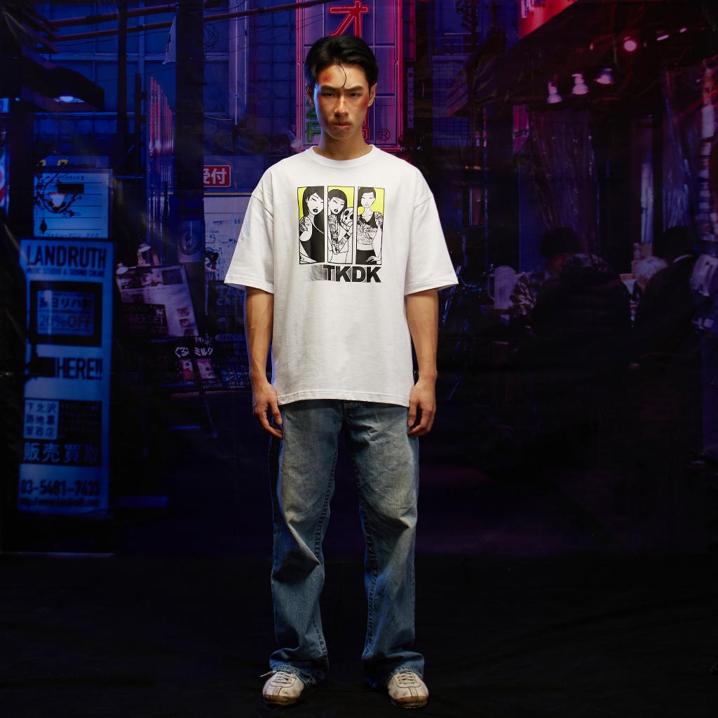 TOKIDOKI เสื้อยืด UENO UNDERGROUND TEE