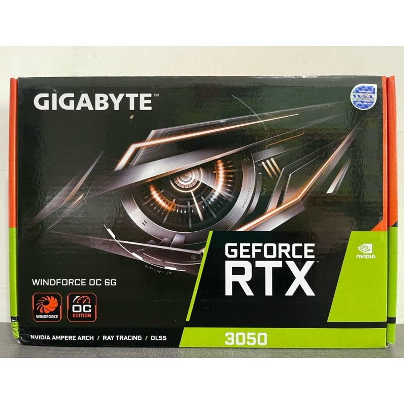 VGA (การ์ดแสดงผล) GIGABYTE GEFORCE RTX 3050 WINDFORCE OC 6G - 6GB GDDR6 (มือสอง) ประกันศูนย์ไทย