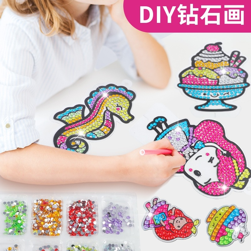ชุดสติ๊กเกอร์เพชร ติดคริสตัล DIY Diamond Painting Stickers Sparkle gem sticker