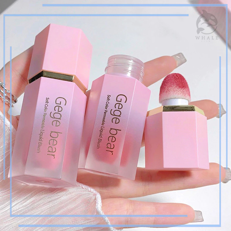 Gecomo บลัชออนเนื้อครีม เนื้อแมตต์กํามะหยี่ สีชมพู