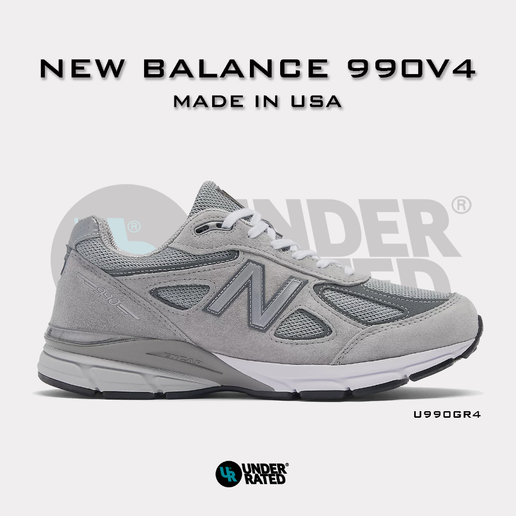 [สินค้าพร้อมส่ง] รองเท้า New Balance 990v4 Grey Made in USA สินค้าลิขสิทธิ์แท้ 100%