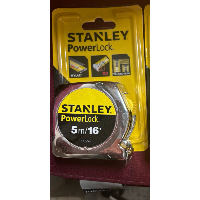 ตลับเมตรสแตนเล่ย์พาวเวอร์ล็อค 5 เมตร