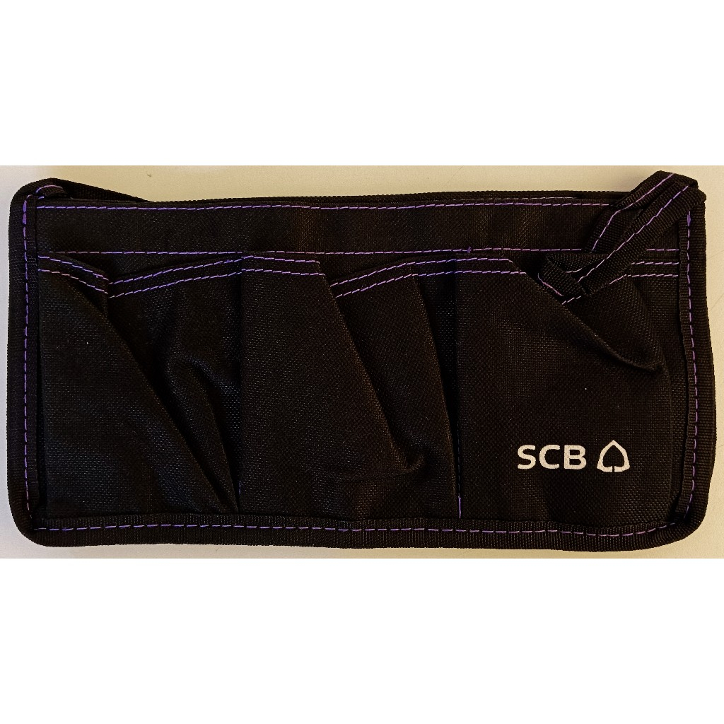 💜💷💜SCB💜💷💜 กระเป๋าผ้า สีดำ ธนาคารไทยพาณิชย์ : SCB EXCLUSIVE 💷💷💷