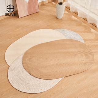 Silive Shop พรมฝ้าย พรมปูพื้น สไตล์มินิมอล พรมปูพื้นห้อง # G…