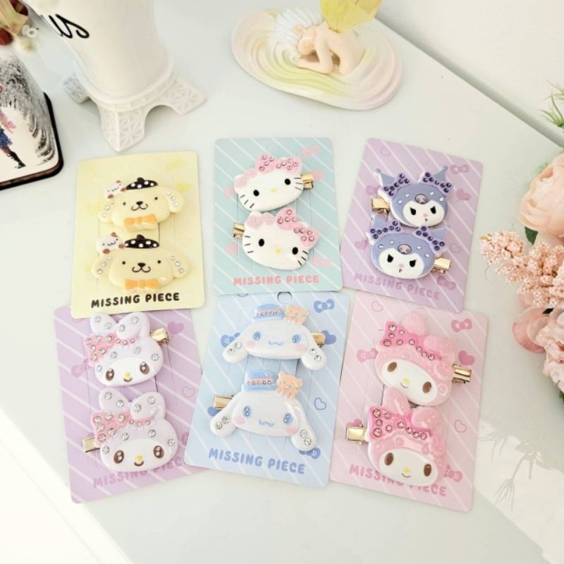 กิ๊บติดผม ลาย sanrio Molly ลายใหม่ น่ารักมากก แพค 2 ชิ้น พร้อมส่งจ้า