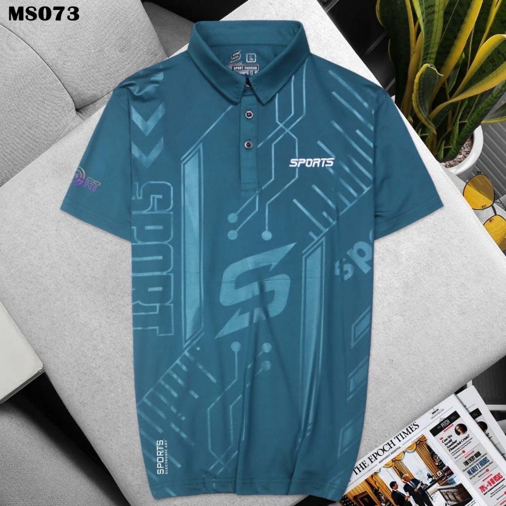 เสื้อโปโล ผู้ชาย เสื้อยืดคอปก ผ้ากีฬา ใส่เที่ยวออกกำลังกาย ตีกอล์ฟ เดินทาง ไม่ร้อน คุณภาพดี ราคาถูก ของมีพร้อมส