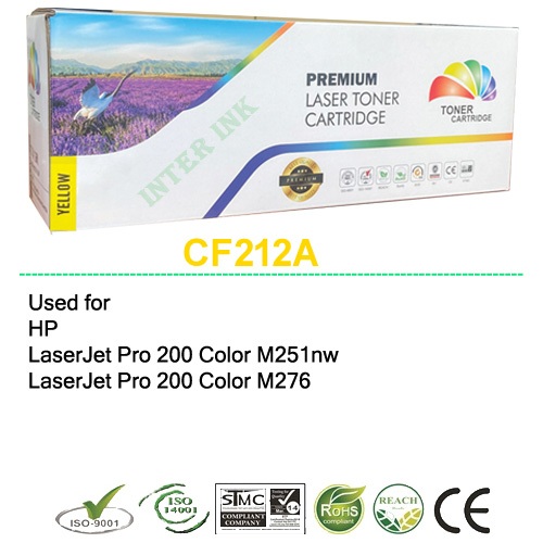 หมึกพิมพ์ LaserJet Pro 200 Color M251nw / M276 (131A) สีเหลือง Compatible
