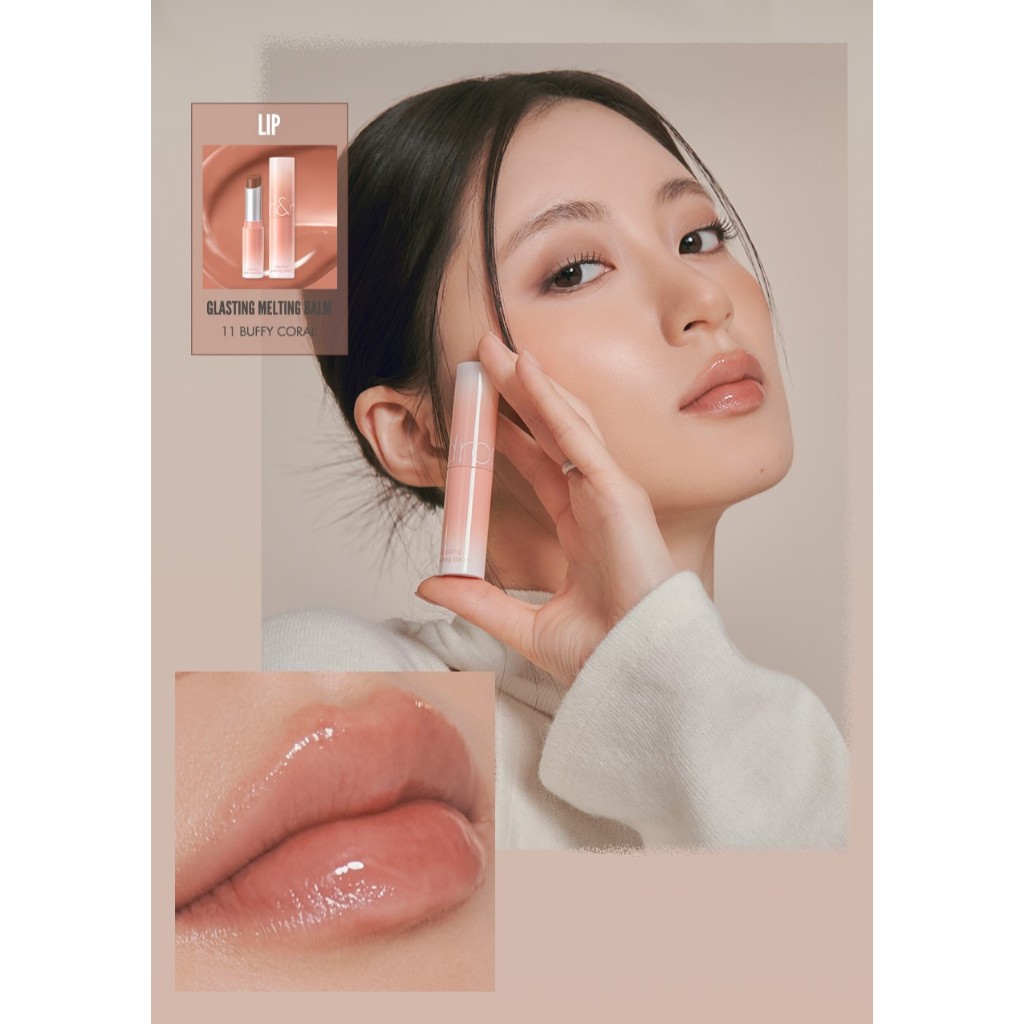 [rom&nd official] rom&nd GLASTING MELTING BALM 3.5g 15 Colors - ภาพย่อย 3