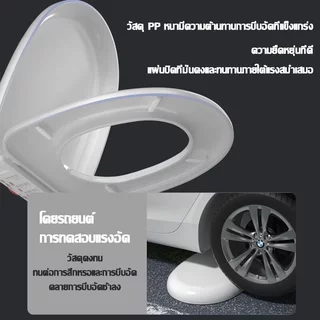 【ติดตั้งใน 1 วินาที】ฝารองนั่ง รูปตัว U/V/O ปิดไร้เเรงกระเเทก เพิ่มความหนาป้องกันการแตกหัก ฝาชักโครก ฝารองนั่งชักโครก