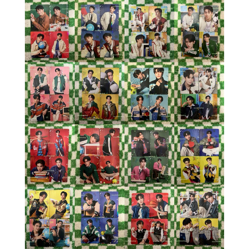 (Set 4 ใบ) Boys Random card Gmmtv Back to school แรนด้อม การ์ด จีเอ็เอ็ม
