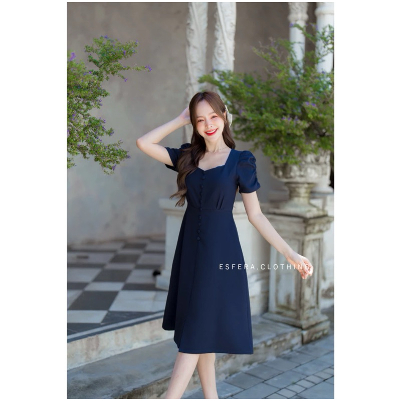 ส่งต่อเดรสกระโปรงสีกรม#Esfera