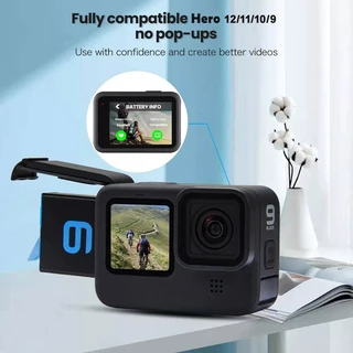 [ Gail19 ]แบตเตอรี่ สำหรับ GoPro Hero 9/10/11/12 ของแท้ Rechargeable Battery for GoPro Hero 9/10/11/12 1800mAh Original