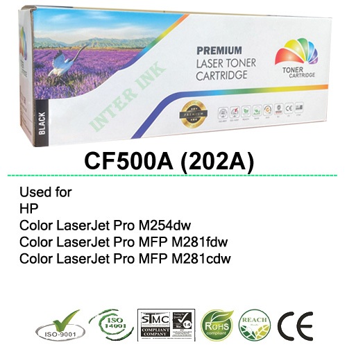 หมึกพิมพ์ CF500A (202A) สีดำ Compatible