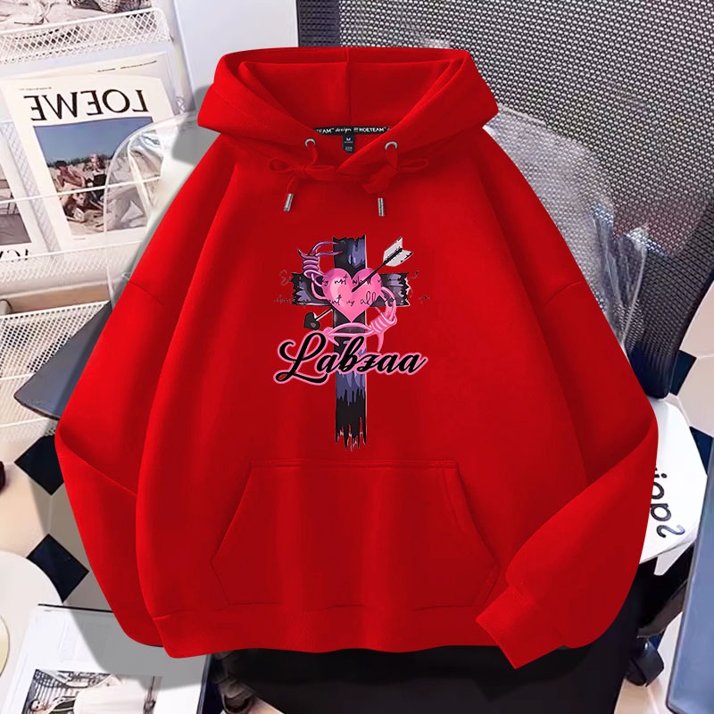 L950เสื้อฮู้ดแขนยาวลายแฟชั่นสวย..มี7สีหลายไซส์เลือกได้(S-3XL)