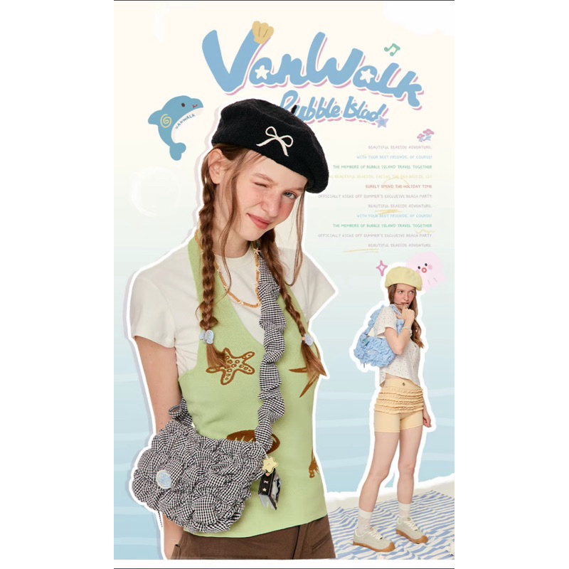 กระเป๋าสะพายแบรนด์ Vanwalk bags รุ่น Vanwalk Bubble Island | พรีออเดอร์จากช็อปแท้ 💯💯