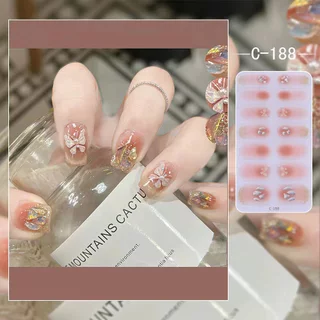 ร้านไทย สติ๊กเกอร์ติดเล็บ ราคาถูกส่งจากไทย สติ๊กเกอร์ติดเล็บ 3D ไม่ต้องอบ