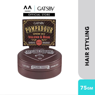 GATSBY STYLING POMADE โพเมดจัดแต่งทรงผมสไตล์วินเทจที่ต้องการลุคเนี้ยบและเงางาม 75 g. (มี 5 สูตร)