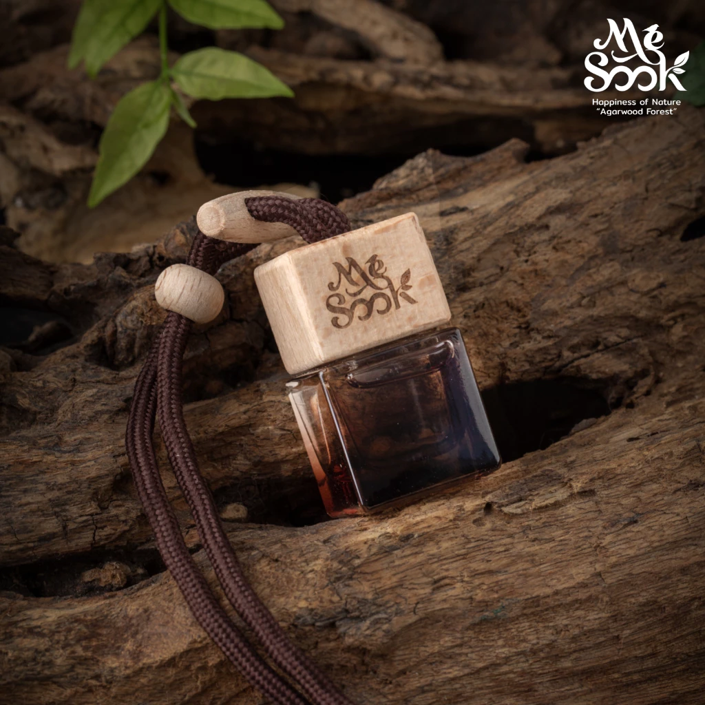 MESOOK Aroma Wood Perfume น้ำหอมปรับอากาศในรถ ขนาด 8 ml. มีหลายกลิ่น ผสมน้ำมันกฤษณา