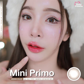 🔥 คอนแทคเลนส์ ✨ขนาดมินิ ✨Primo ✨Brown / Gray / Black (Kitty kawaii)