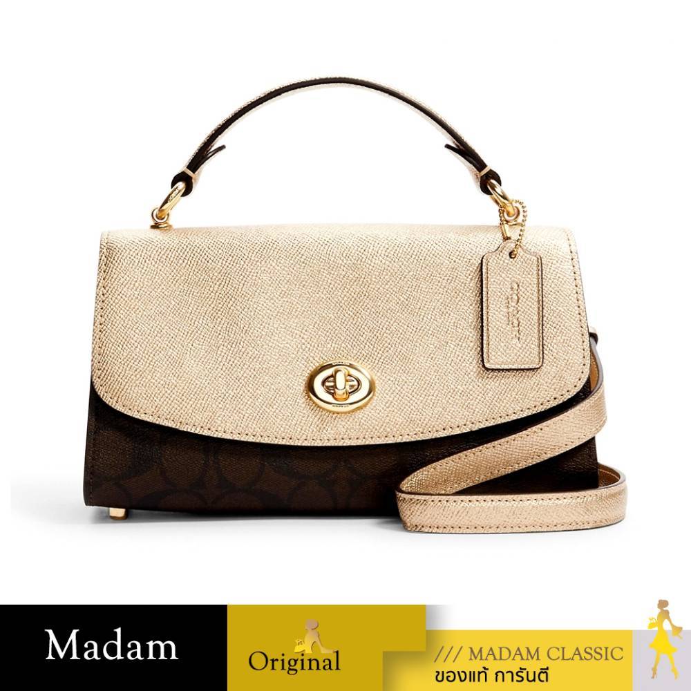 กระเป๋าสะพายข้าง COACH C1441 TILLY SATCHEL 23 IN SIGNATURE CANVAS(IMS5V)