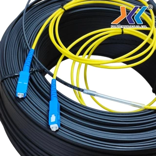 XLL สายไฟเบอร์ออฟติก 1 คอ สำเร็จรูป OUTDOOR FTTH DROP CABLE 1 CORE SC/UPC-SC/UPC ยาว 50-500M.