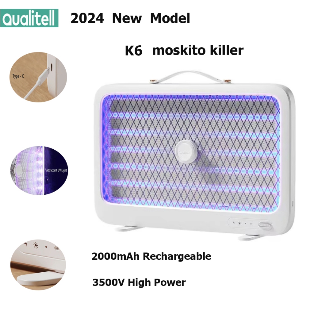 เครื่องดักยุง ดักยุง ดักยุงไฟฟ้า Xiaomi Qualitell 2000mAh Rechargeable Wireless Electric Fly Killer