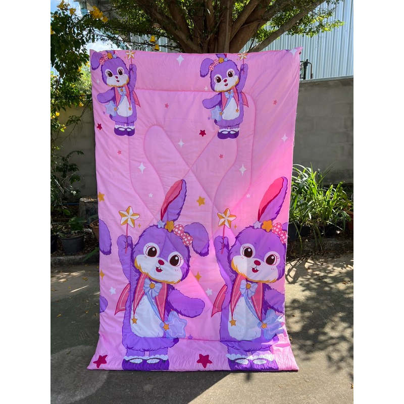 ผ้าห่มนวมสำหรับเด็กไซส์3.5 ฟุต เนื้อผ้าคอตตอนผมนุ่มสบาย เหมาะสำหรับเด็กเล็ก
