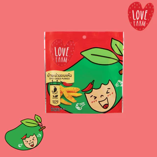 เลิฟฟาร์ม (LOVEFARM) - ยำมะม่วงอบแห้ง 30 กรัม ผลไม้อบแห้ง
