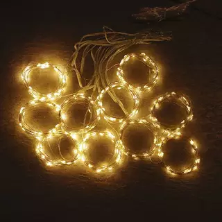 ไฟประดับม่านหมู่ดาว ดีไซน์น่ารัก 3x3 เมตร/300LED ( สีวอม ) ปรับได้ 8 จังหวะ ประดับตกแต่งสถานที่ ไฟประดับตกแต่ง