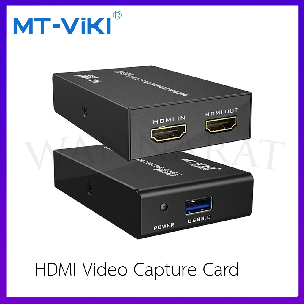 MT-ViKi USB3.0 HDMI Video Capture Card /1080P 60FPS Live Streaming/กล่อง live สด/กล่อง Capture/USB V