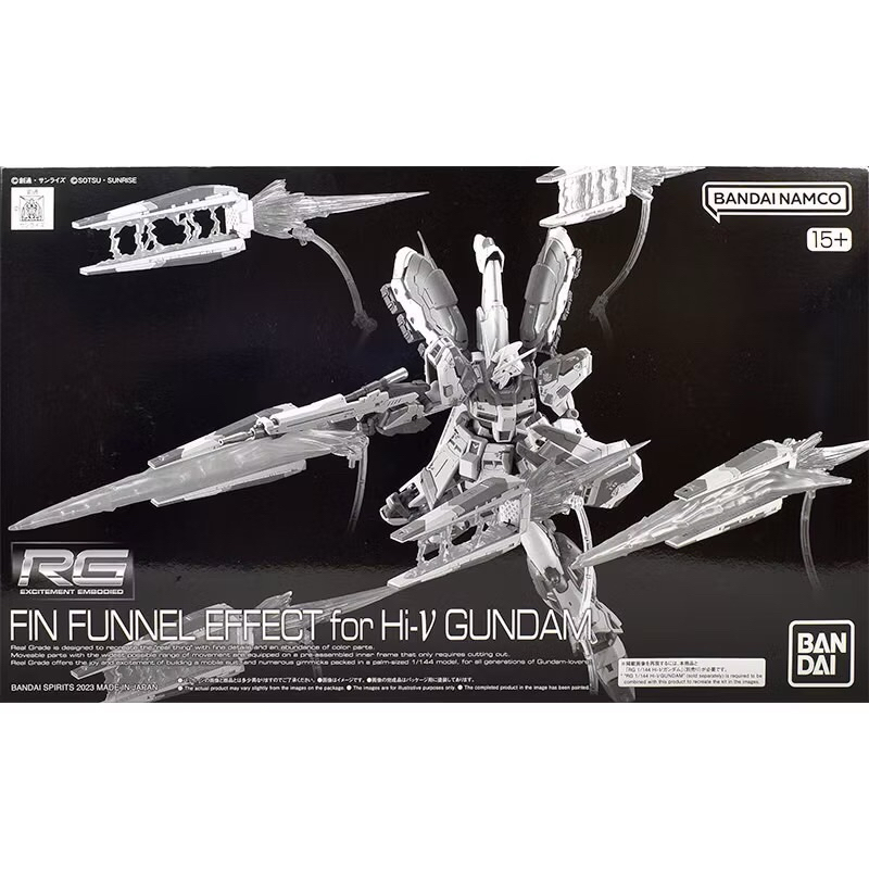 📌RG 1/144 Fin Funnel Effect for Hi-ν Gundam P-BANDAI (เฉพาะพาร์ทเสริม) พร้อมส่งจ้า📌